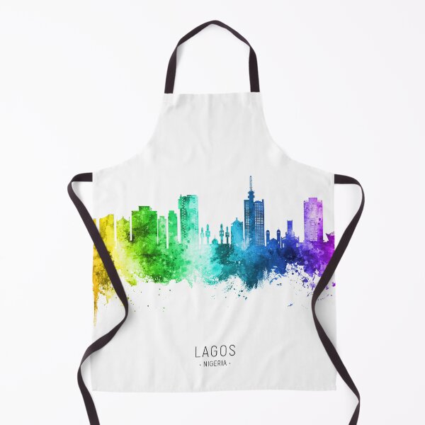 Item preview, Lagos Nigeria Skyline designed and sold by ArtPrints.