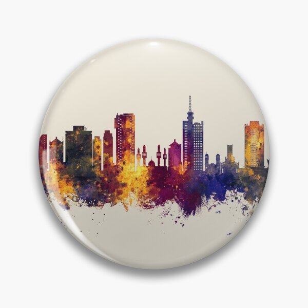 Item preview, Lagos Nigeria Skyline designed and sold by ArtPrints.