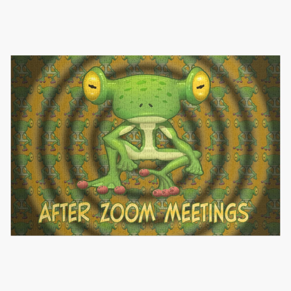 After ZOOM Meetings. Jigsaw Puzzle