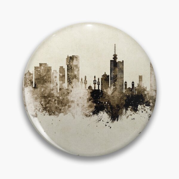 Item preview, Lagos Nigeria Skyline designed and sold by ArtPrints.
