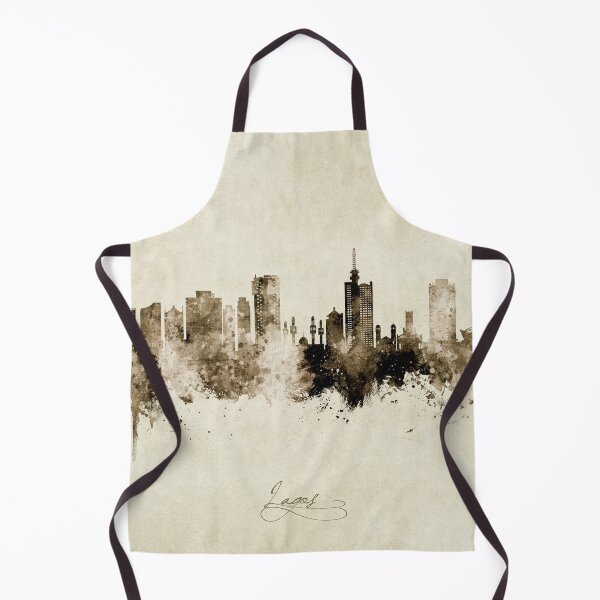 Item preview, Lagos Nigeria Skyline designed and sold by ArtPrints.