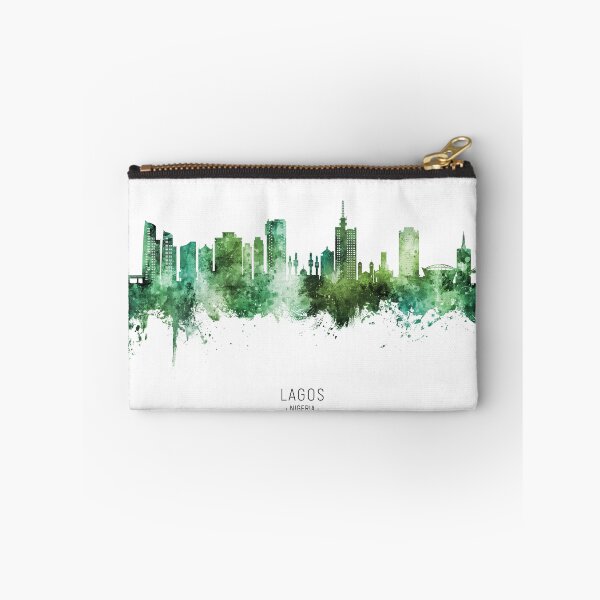 Aperçu de l'œuvre Lagos Nigeria Skyline créée et vendue par ArtPrints.
