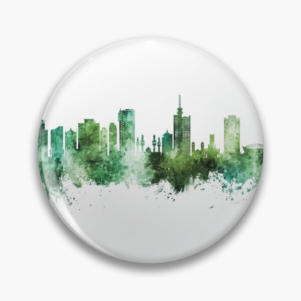 Item preview, Lagos Nigeria Skyline designed and sold by ArtPrints.