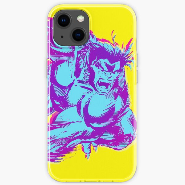 90er Retro Jim Lee X-Men Beast iPhone Flexible Hülle
