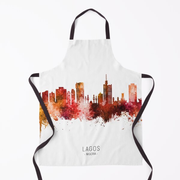 Item preview, Lagos Nigeria Skyline designed and sold by ArtPrints.