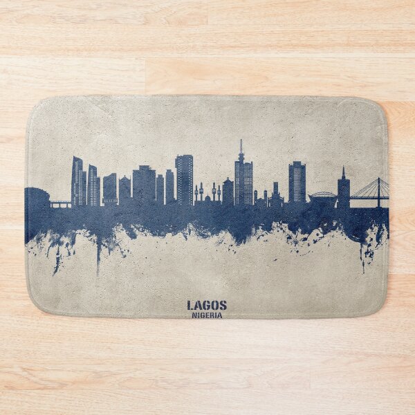 Item preview, Lagos Nigeria Skyline designed and sold by ArtPrints.