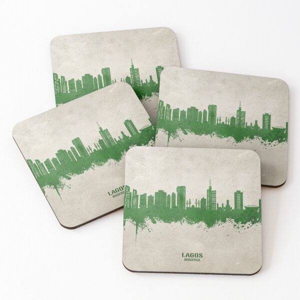 Item preview, Lagos Nigeria Skyline designed and sold by ArtPrints.