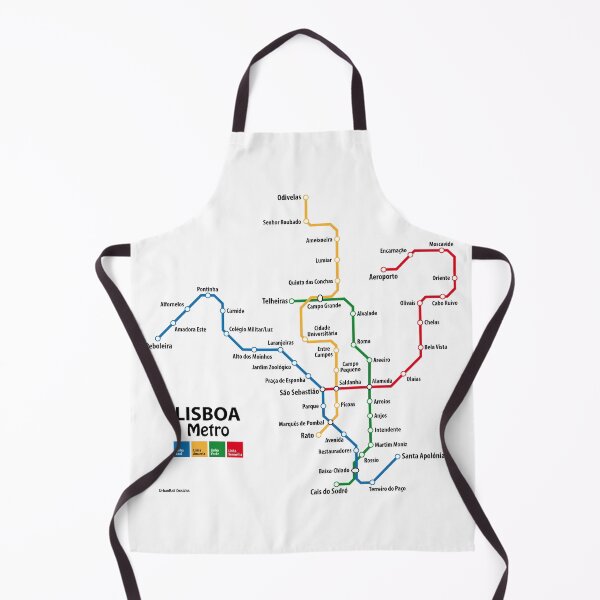 Item preview, LISBON metro network designed and sold by UrbanRail.