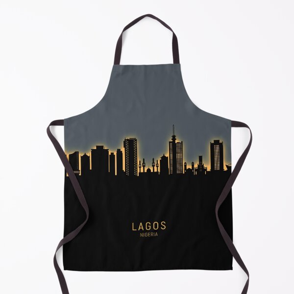 Item preview, Lagos Nigeria Skyline designed and sold by ArtPrints.