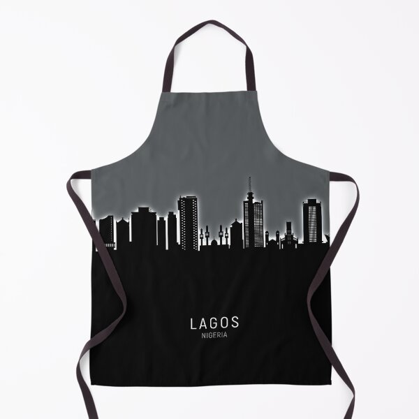 Item preview, Lagos Nigeria Skyline designed and sold by ArtPrints.
