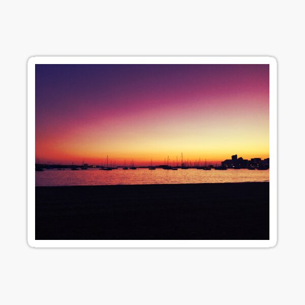 Ibiza Sunset Sticker