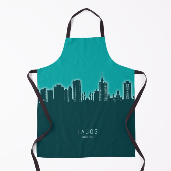 Item preview, Lagos Nigeria Skyline designed and sold by ArtPrints.