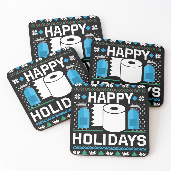 Artikelvorschau, happy holidays toilet paper hand sanitizer christmas entworfen und verkauft von MonaMortiz.