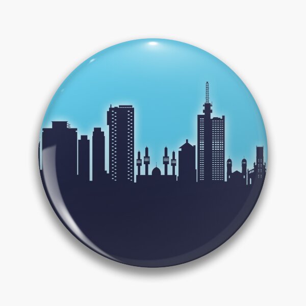 Item preview, Lagos Nigeria Skyline designed and sold by ArtPrints.