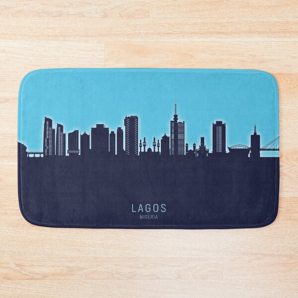 Item preview, Lagos Nigeria Skyline designed and sold by ArtPrints.