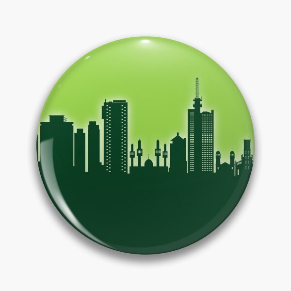 Item preview, Lagos Nigeria Skyline designed and sold by ArtPrints.