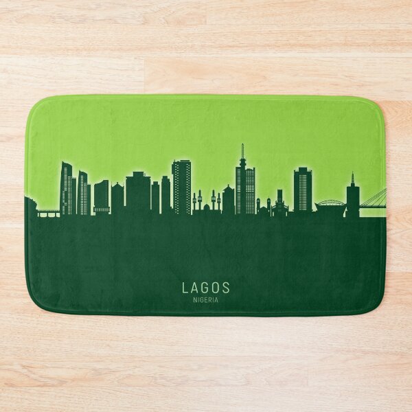 Item preview, Lagos Nigeria Skyline designed and sold by ArtPrints.