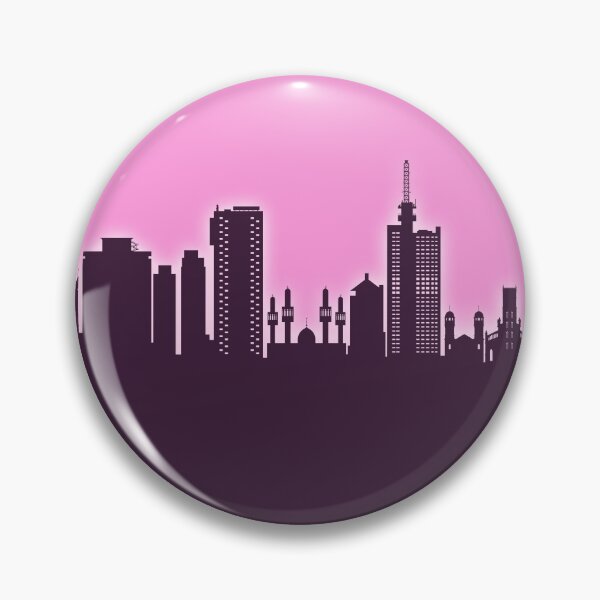 Item preview, Lagos Nigeria Skyline designed and sold by ArtPrints.