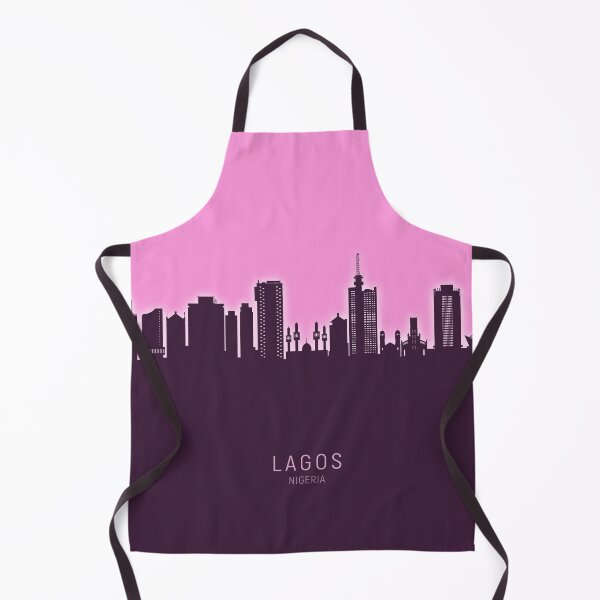 Item preview, Lagos Nigeria Skyline designed and sold by ArtPrints.