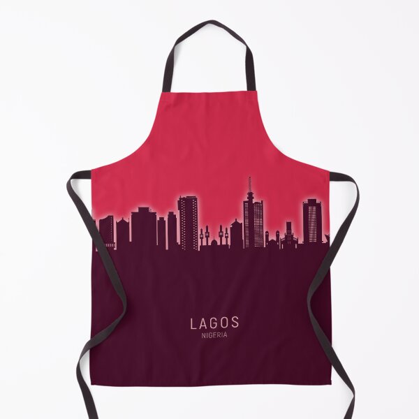 Item preview, Lagos Nigeria Skyline designed and sold by ArtPrints.