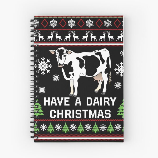 Item preview, have a dairy christmas cow designed and sold by MonaMortiz.