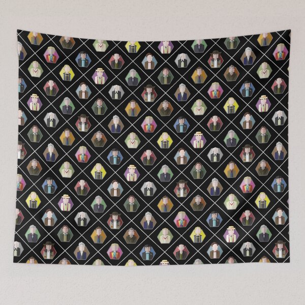 Item preview, Minimalist Doctors Pattern - Black designed and sold by Sam Bentley.