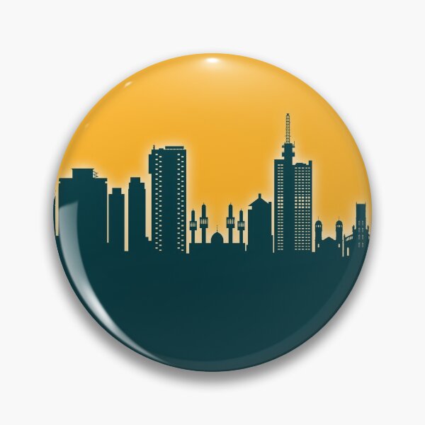 Item preview, Lagos Nigeria Skyline designed and sold by ArtPrints.