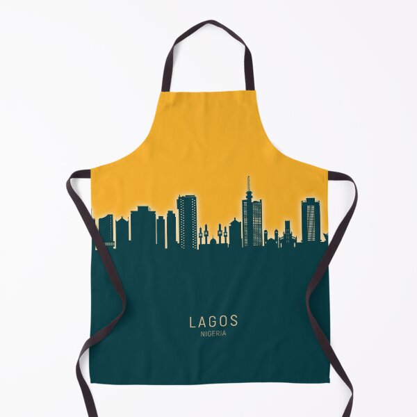 Item preview, Lagos Nigeria Skyline designed and sold by ArtPrints.