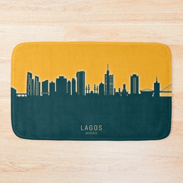 Item preview, Lagos Nigeria Skyline designed and sold by ArtPrints.