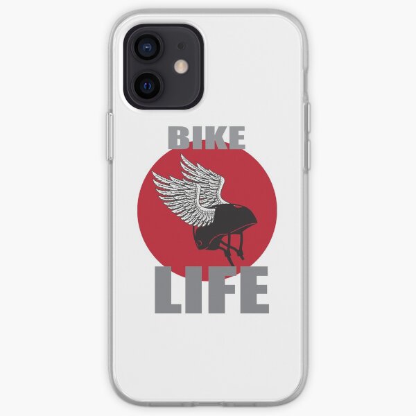 bike life Coque souple iPhone