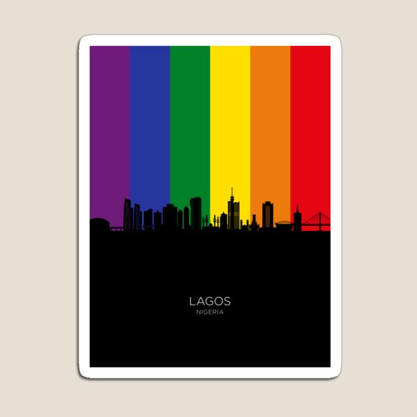 Artikel-Vorschau von Lagos Nigeria Skyline, designt und verkauft von ArtPrints.