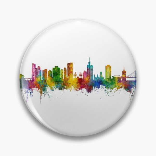 Item preview, Lagos Nigeria Skyline designed and sold by ArtPrints.