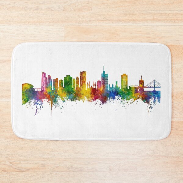 Item preview, Lagos Nigeria Skyline designed and sold by ArtPrints.