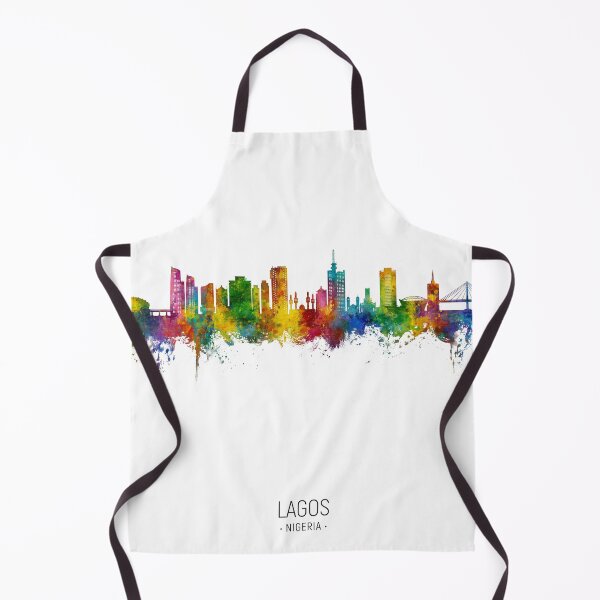Item preview, Lagos Nigeria Skyline designed and sold by ArtPrints.