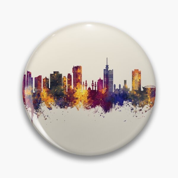 Item preview, Lagos Nigeria Skyline designed and sold by ArtPrints.