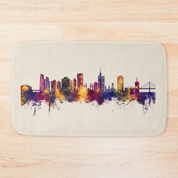 Item preview, Lagos Nigeria Skyline designed and sold by ArtPrints.