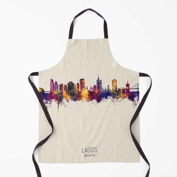Item preview, Lagos Nigeria Skyline designed and sold by ArtPrints.