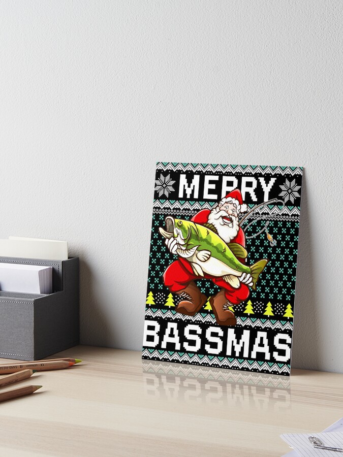 Merry Bassmas Fish Santa Christmas sweater, hoodie