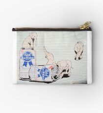 Pink Elephants Make You Think! Studio Pouch