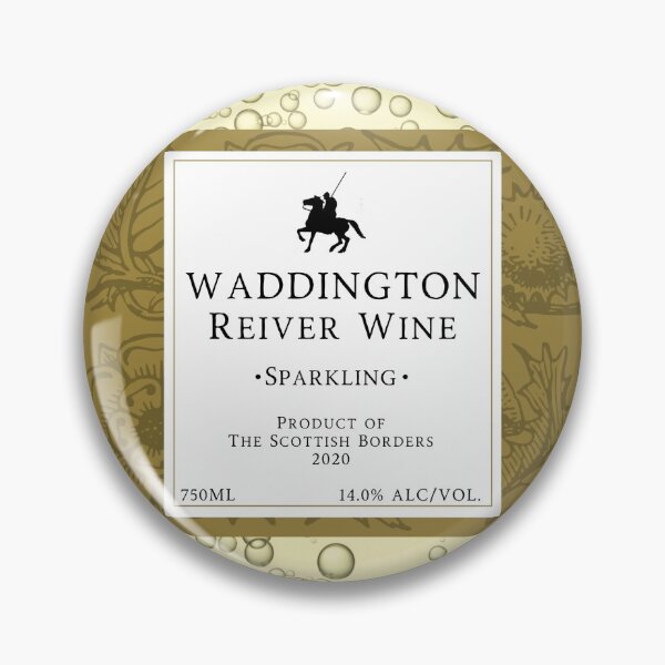 Item preview, WADDINGTON Sparkling Wine Label | Border Reivers designed and sold by yourscotborders.