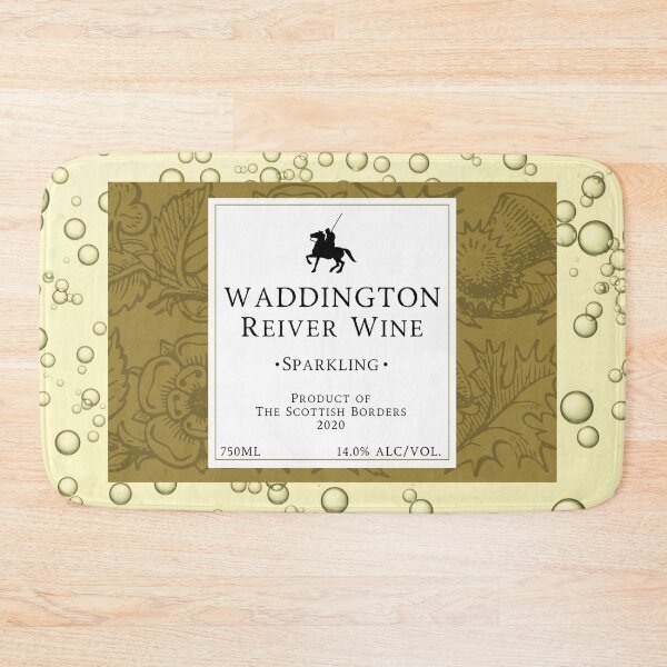 Item preview, WADDINGTON Sparkling Wine Label | Border Reivers designed and sold by yourscotborders.