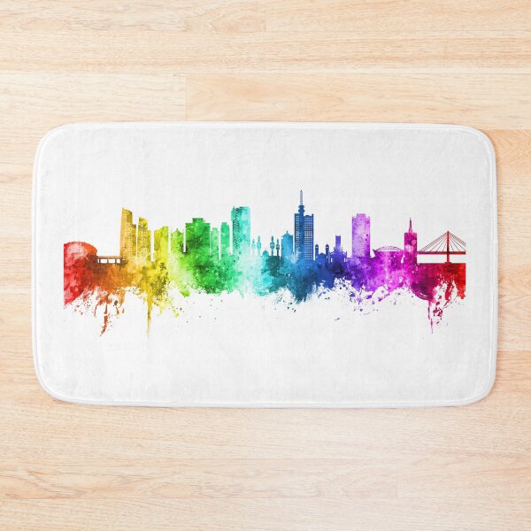 Item preview, Lagos Nigeria Skyline designed and sold by ArtPrints.