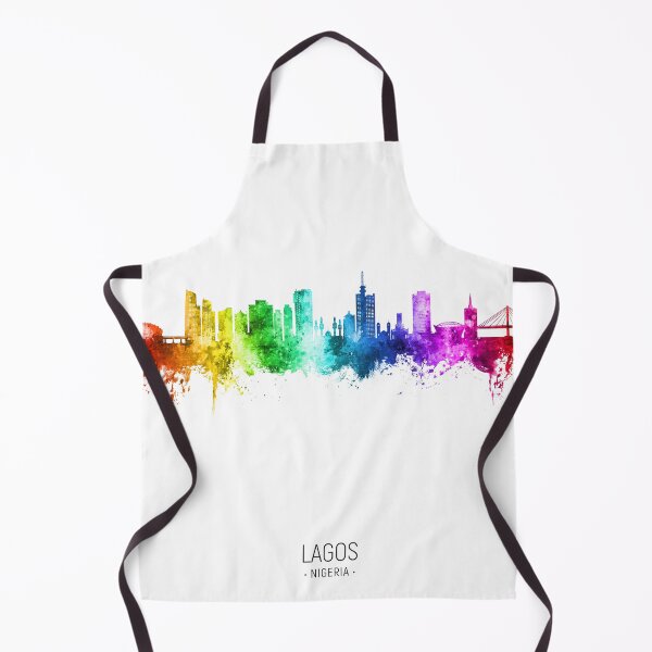 Item preview, Lagos Nigeria Skyline designed and sold by ArtPrints.