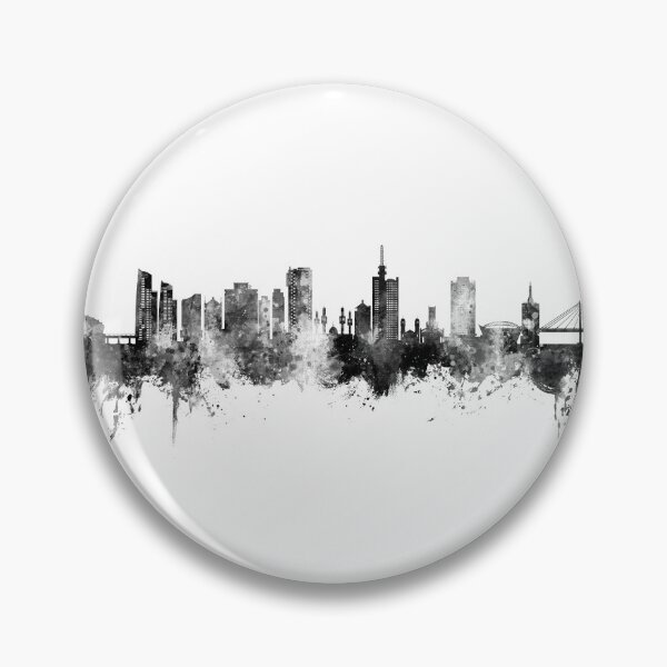 Item preview, Lagos Nigeria Skyline designed and sold by ArtPrints.