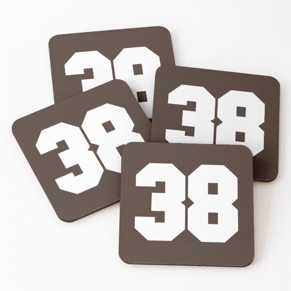 Item preview, 38 Number Cleveland Sports Thirty-Eight Brown Jersey designed and sold by HelloFromAja.