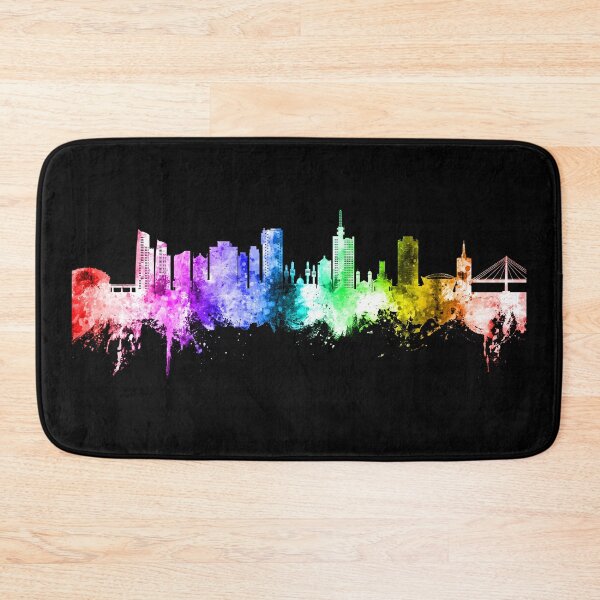Item preview, Lagos Nigeria Skyline designed and sold by ArtPrints.