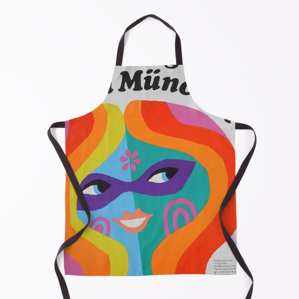 Item preview, Fasching retro poster designed and sold by CorasPosters.