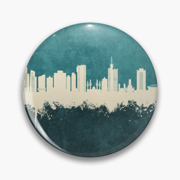 Item preview, Lagos Nigeria Skyline designed and sold by ArtPrints.