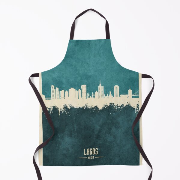 Item preview, Lagos Nigeria Skyline designed and sold by ArtPrints.