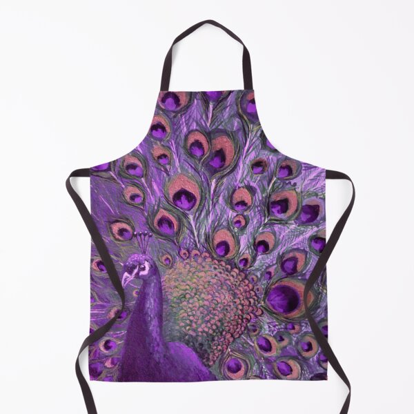 Item preview, Purple Peacock Full Glory designed and sold by Nicola Morgan.